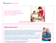 Tablet Screenshot of homecarehelpersllc.com